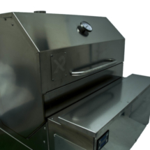 nuovo sistema di cottura, in un unico prodotto hai un affumicatore barbecue per cotture lente o veloci, cottura indiretta.